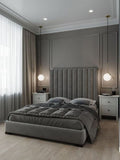 Fluted Velvet Bed Frame Kingsize