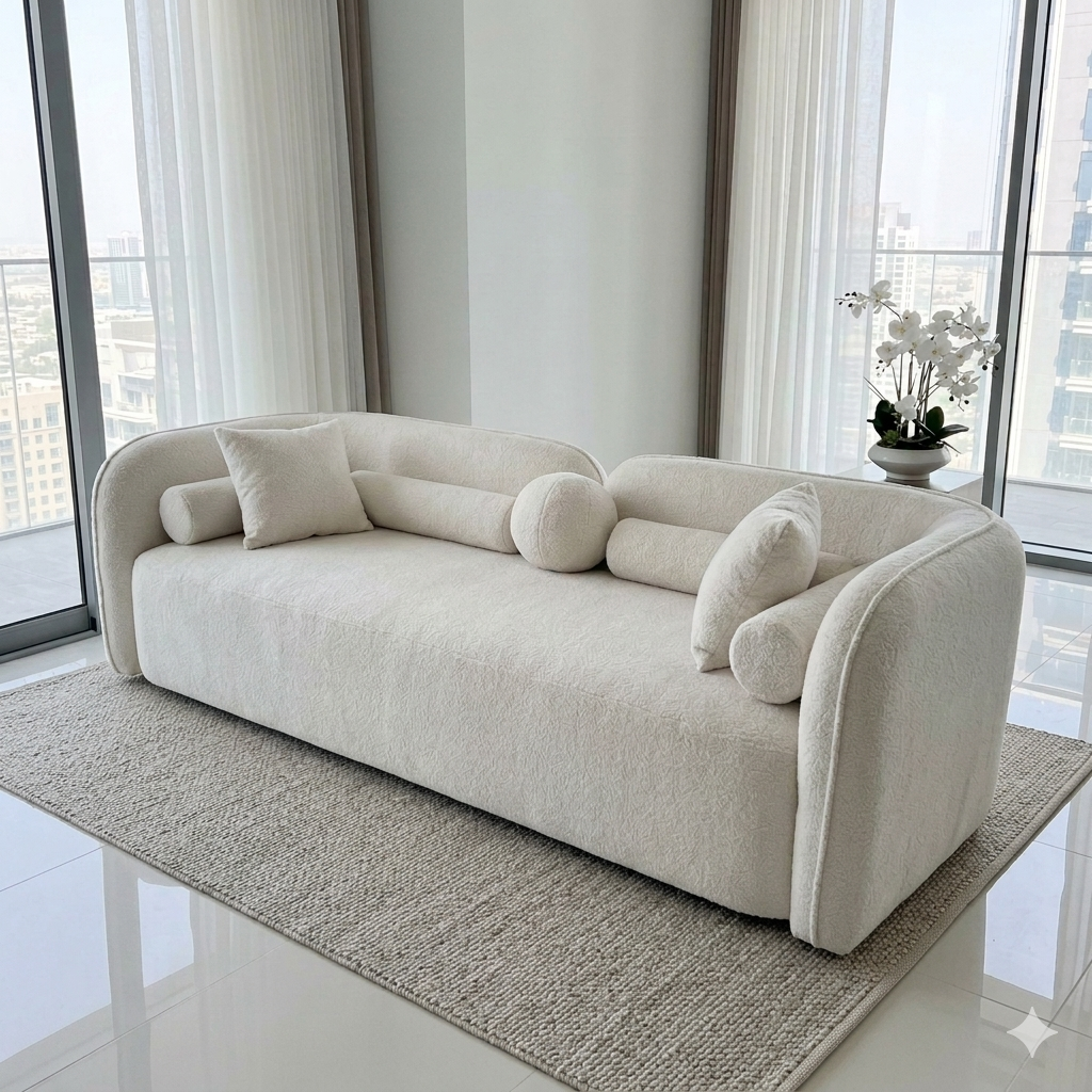 Ava Sofa Boucle Fabric